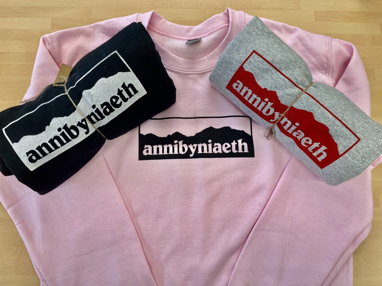 Siwmper Annibyniaeth Pinc -  XL
