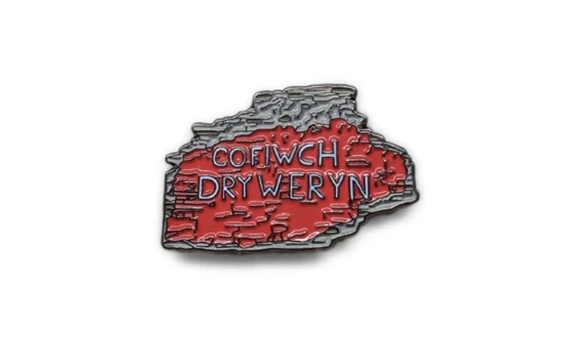 Bathodyn Pin Enamel Cofiwch Dryweryn