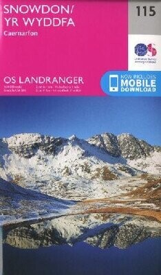 OS Landranger - 115 - Snowdon / Yr Wyddfa