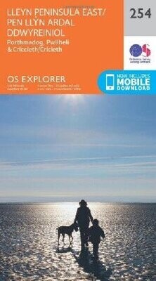 OS Explorer - 254 - Lleyn Peninsula East / Pen Llyn Ardal Ddwyreiniol