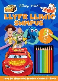 Llyfr Lliwio Swmpus - Disney Pixar
