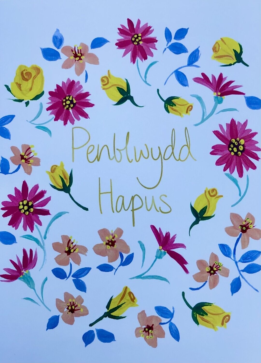 Cerdyn - Penblwydd Hapus