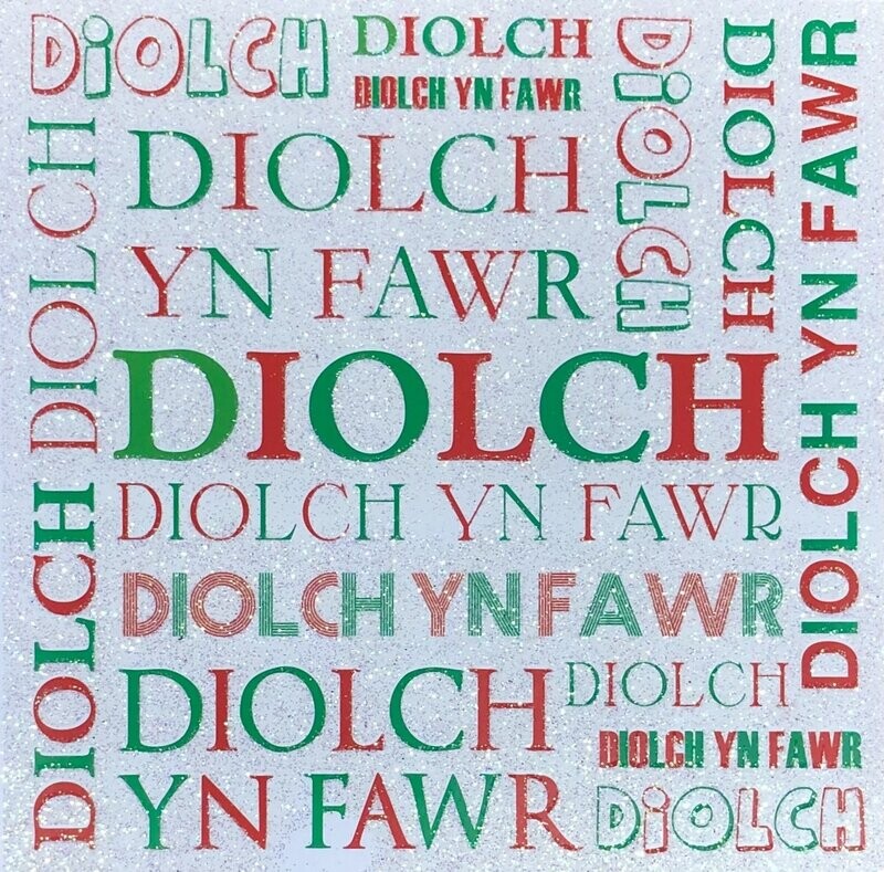 Pecyn Cardiau - Diolch