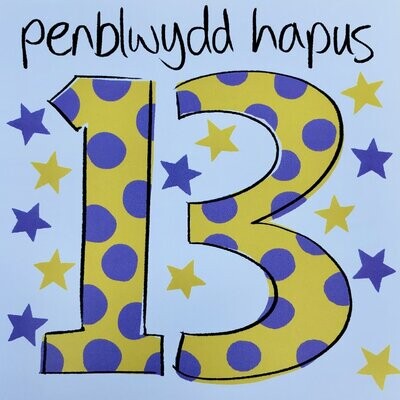 Cerdyn - Penblwydd Hapus 13