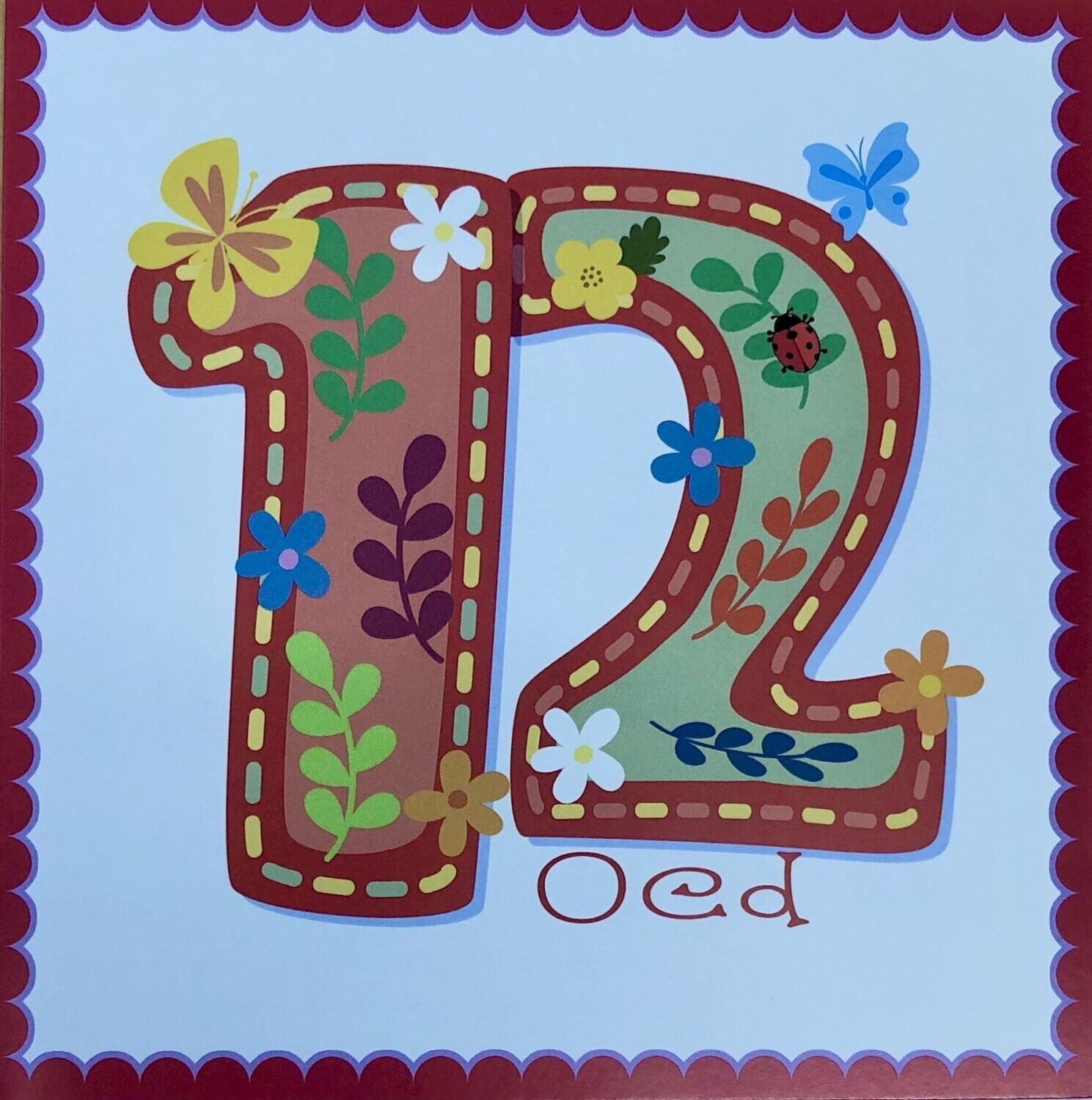 Cerdyn - 12 oed