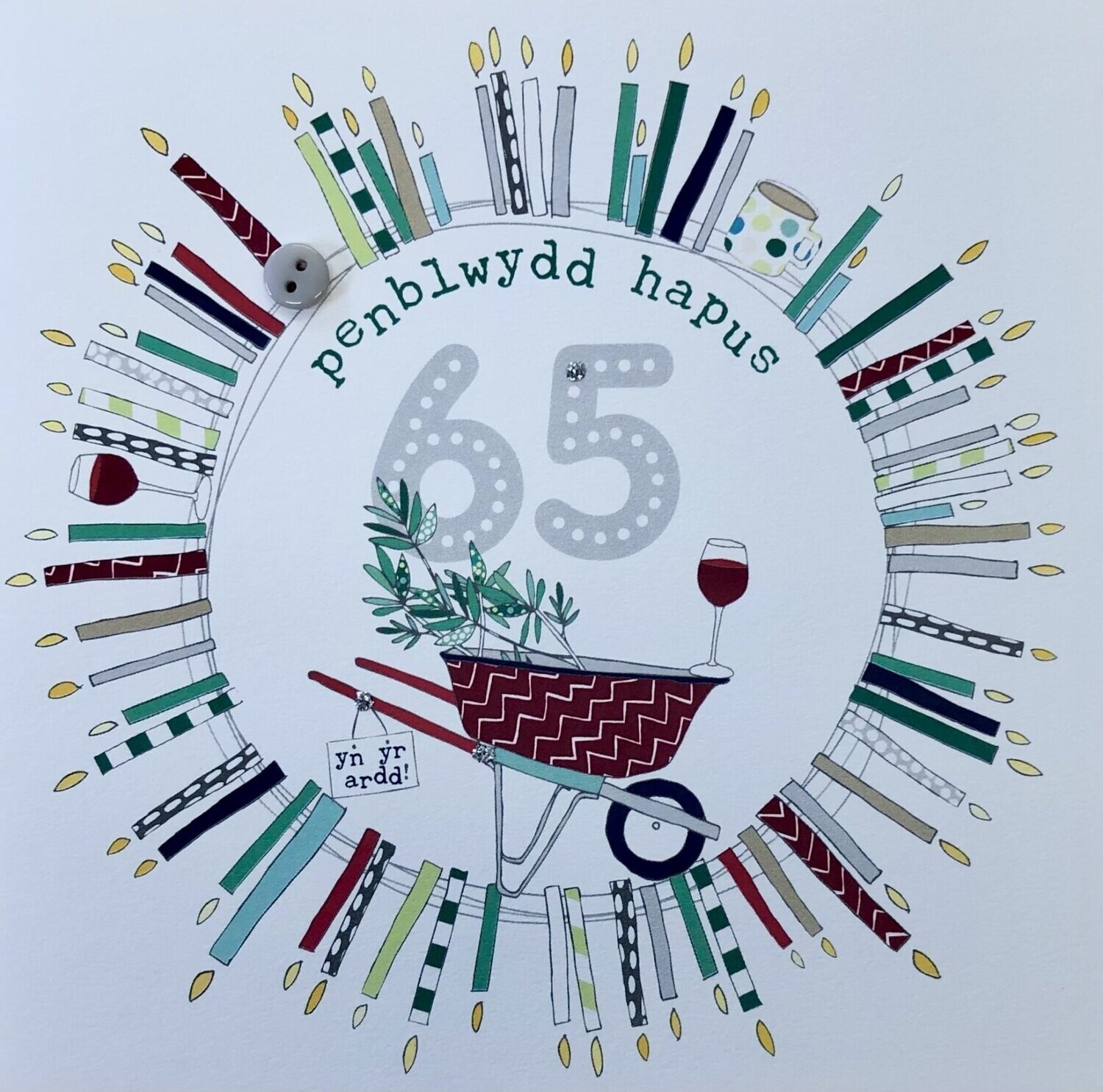 Cerdyn - Penblwydd Hapus 65
