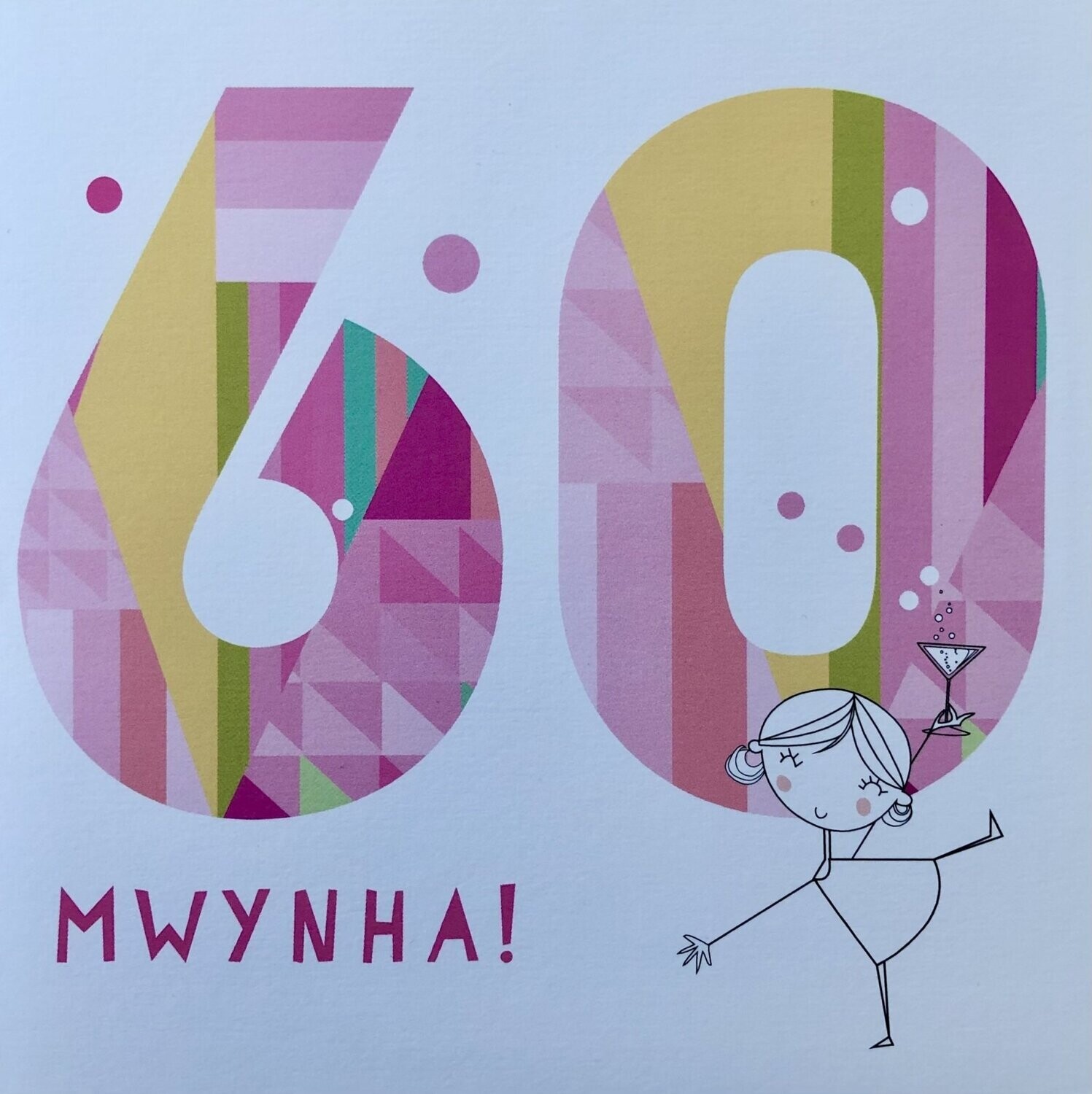 Cerdyn - 60 Mwynha!