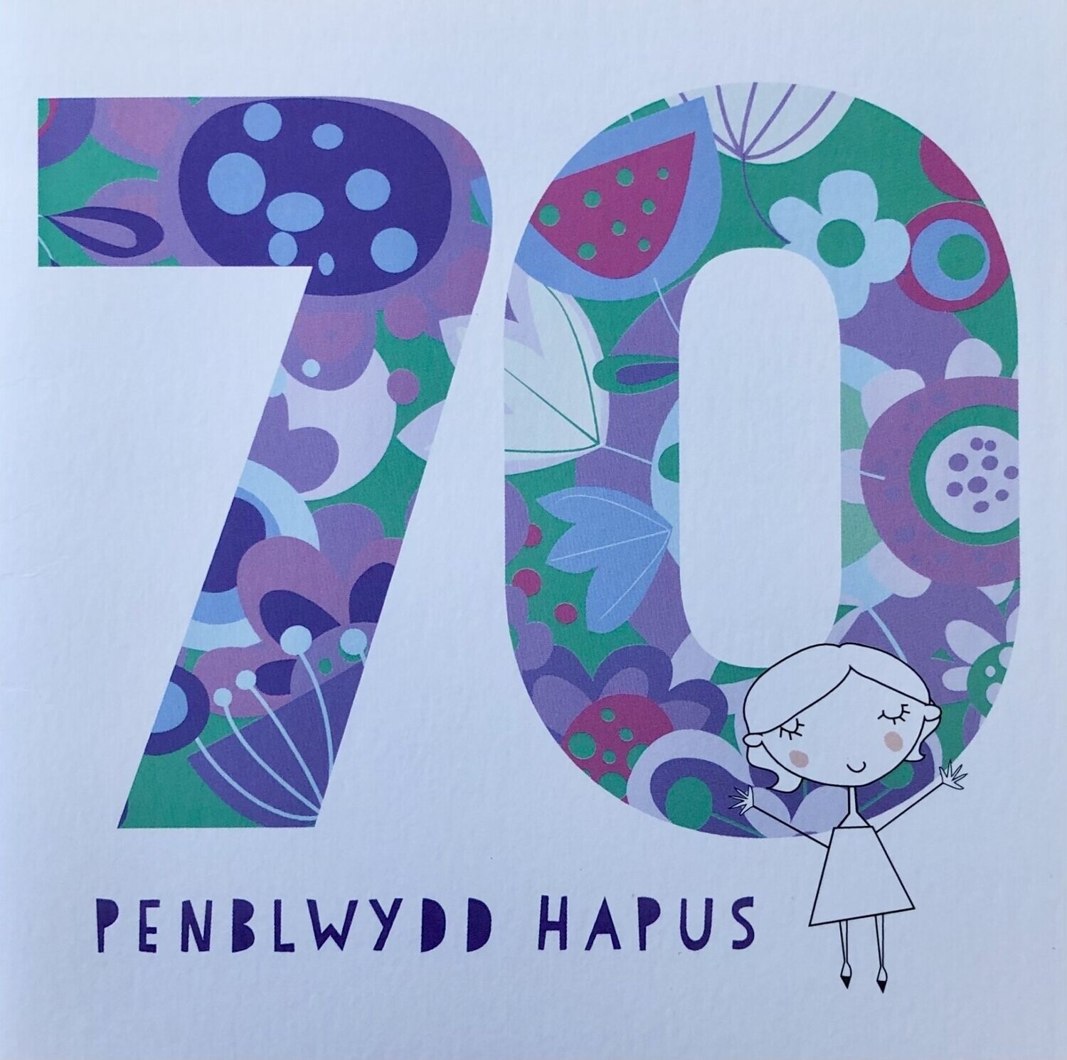 Cerdyn - Penblwydd Hapus 70