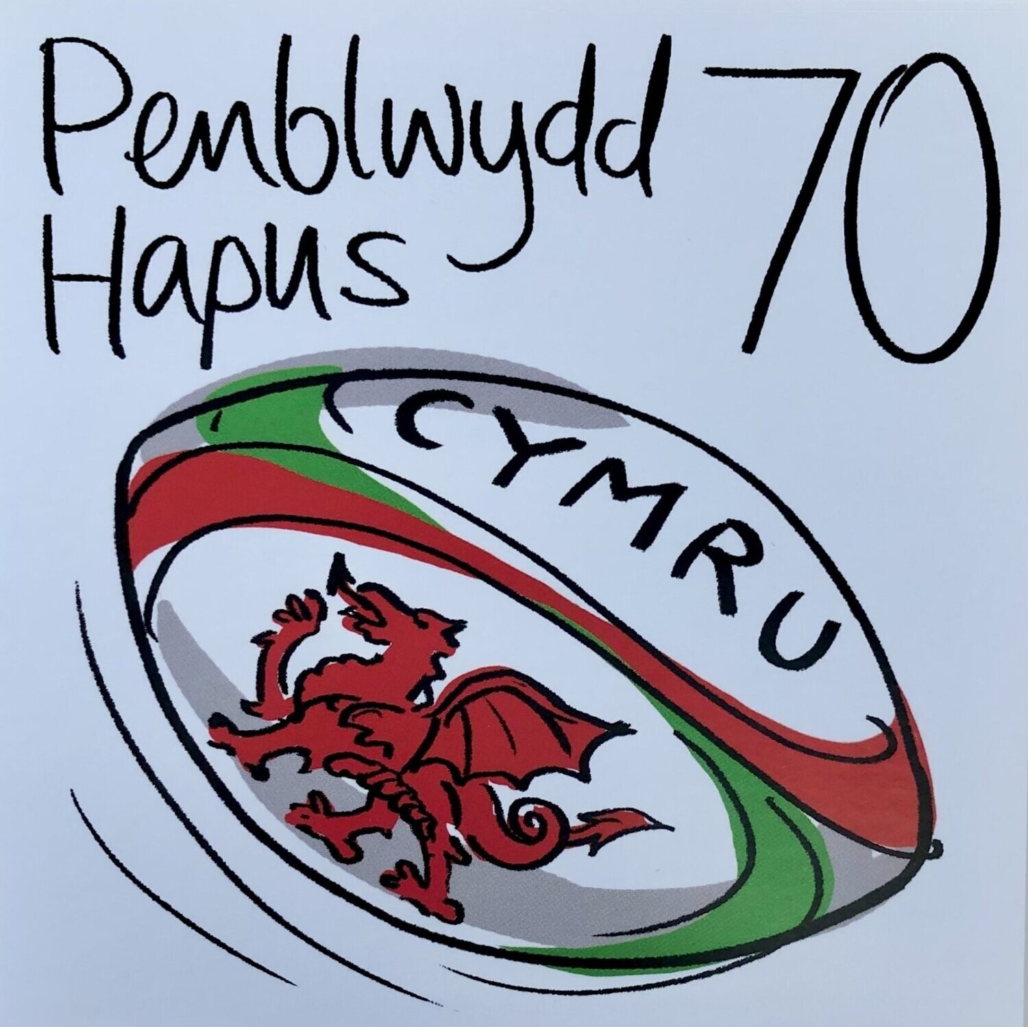 Cerdyn - Penblwydd Hapus 70