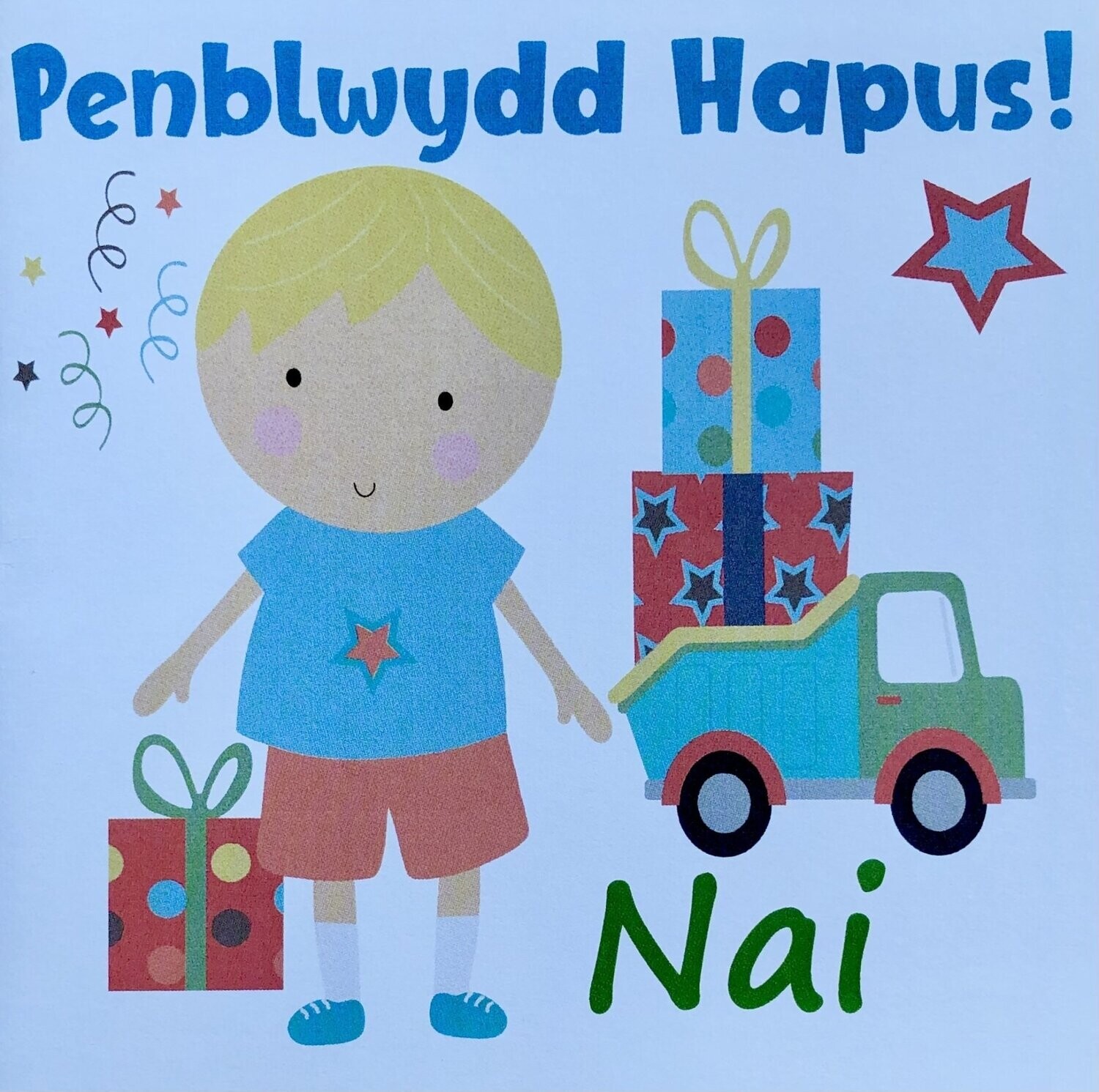 Cerdyn - Penblwydd Hapus Nai