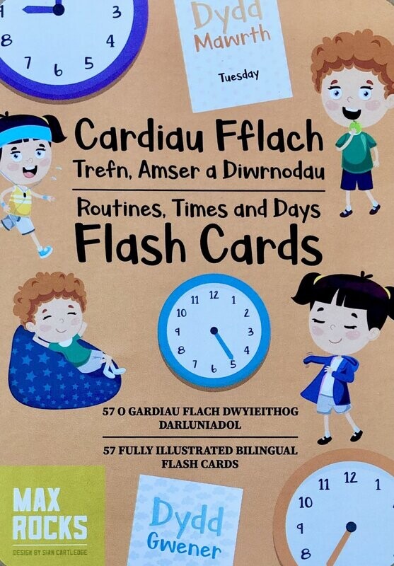 Cardiau Fflach - Trefn, Amser a Diwrnodau