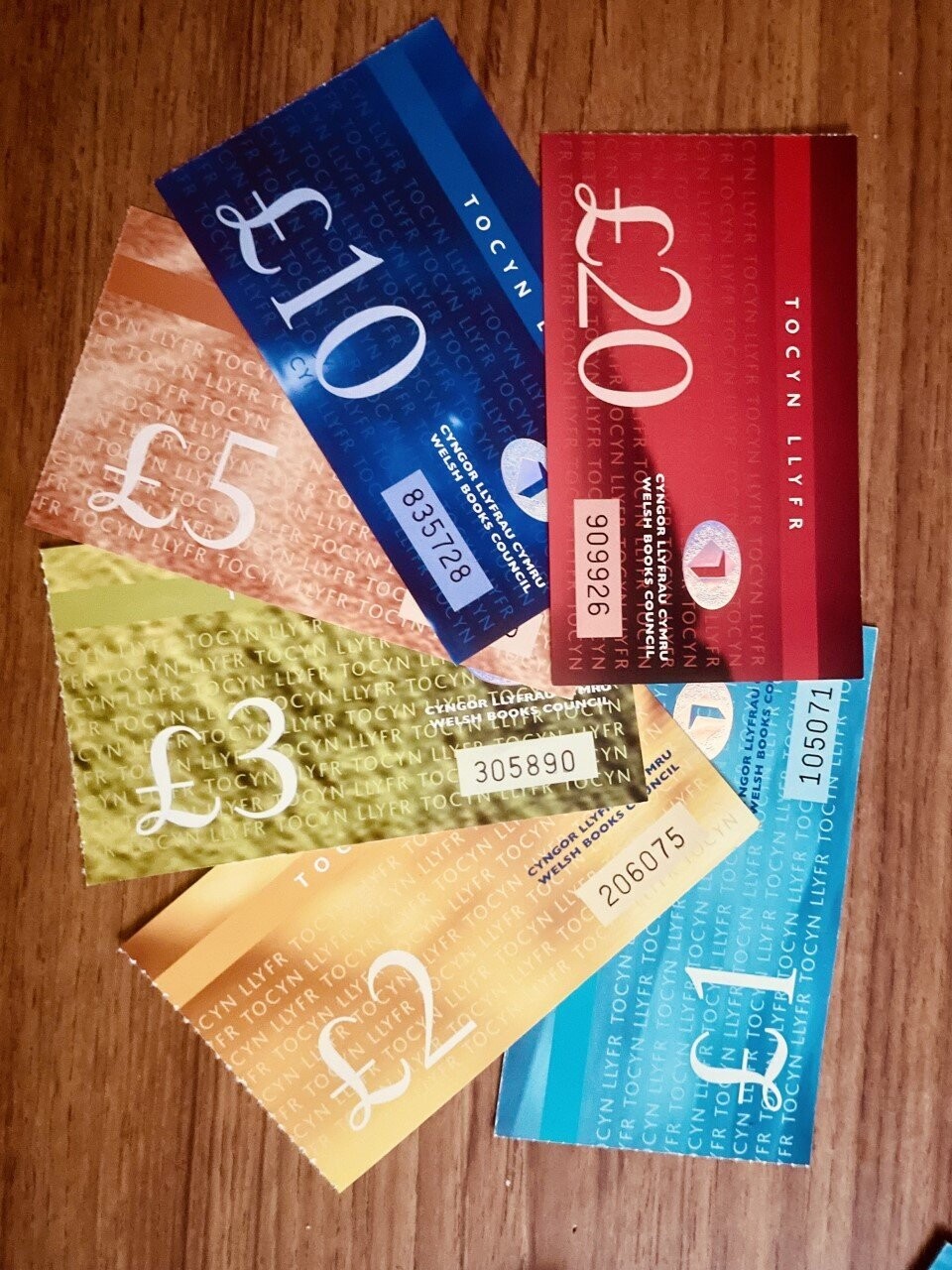 Tocyn Llyfr £10