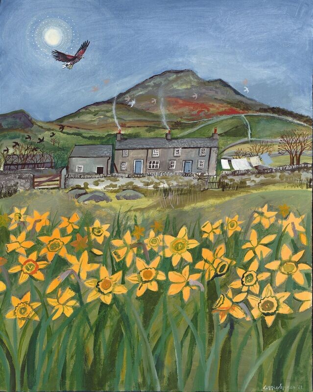 Poster Moel Hebog, Beddgelert - Driftwood designs