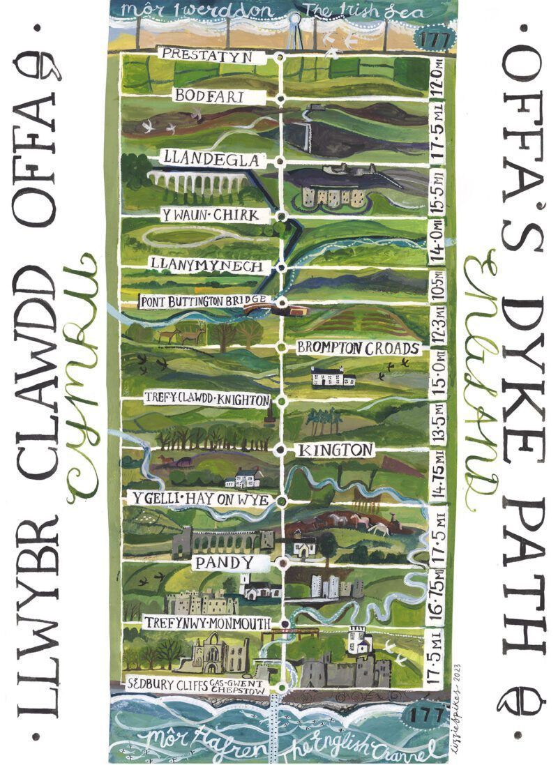 Poster - Llwybr Clawdd Offa Cymru