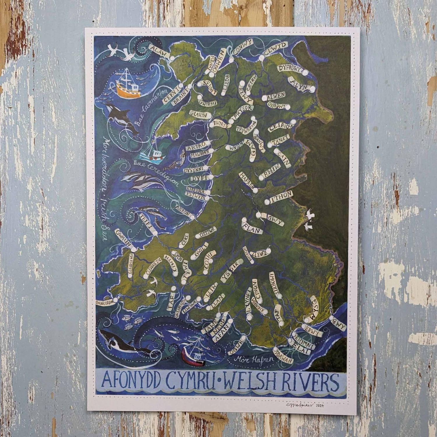 Poster - Afonydd Cymru