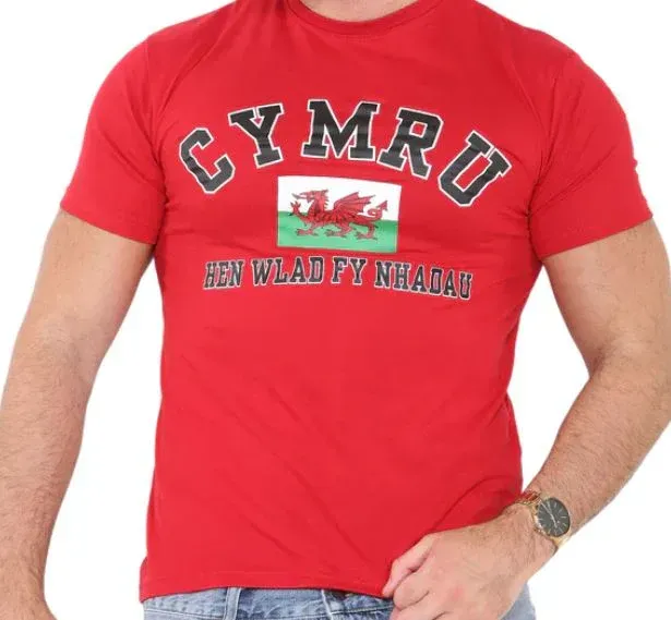 Crys T Cymru/Hen Wlad fy Nhadau - Mawr Iawn/XL