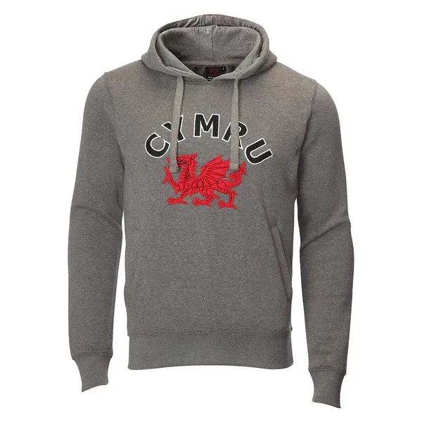 Hwdi Cymru Oedolion - Llwyd, Maint 3XL