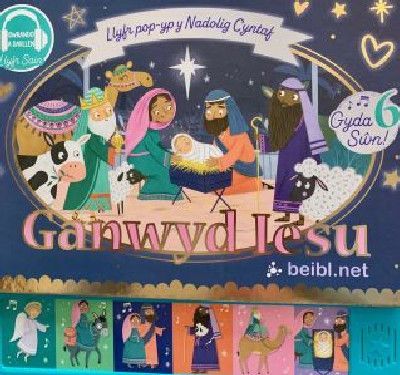 Ganwyd Iesu-Llyfr Pop-Yp