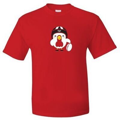 Crys T Rygbi Cyw-5-6 oed