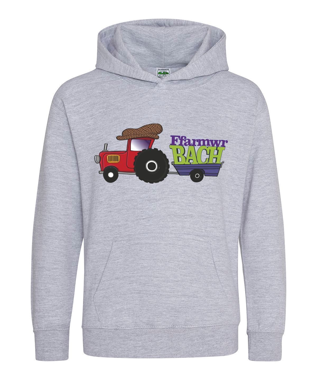 Hwdi Ffarmwr  Bach - Llwyd - 5-6 Oed