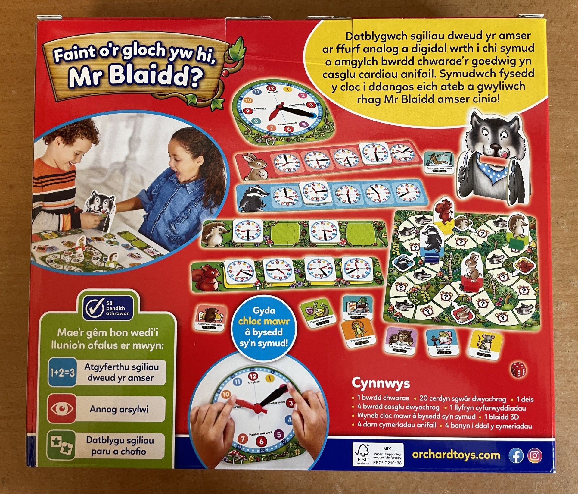 Faint o'r Gloch yw hi Mr Blaidd?