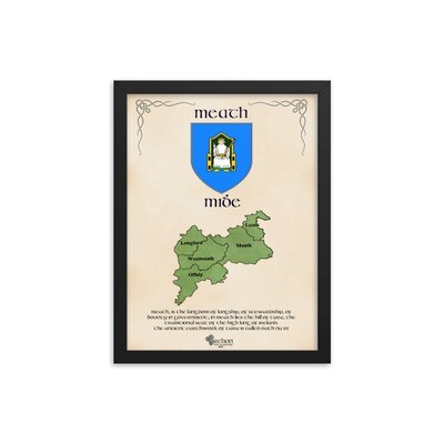 5 Ancient Kingdoms: Meath | Framed Posters Size A3 (1 of 5)