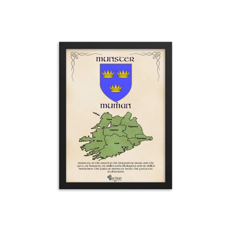 5 Ancient Kingdoms: Munster | Framed Posters Size A3 (1 of 5)