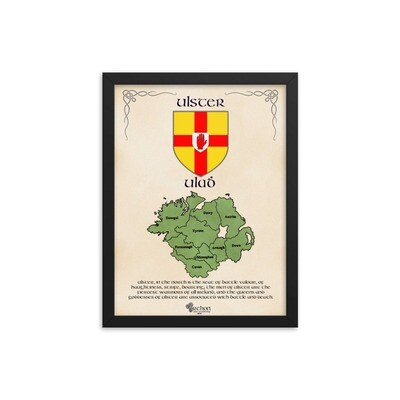 5 Ancient Kingdoms: Ulster | Framed Posters Size A3 (1 of 5)
