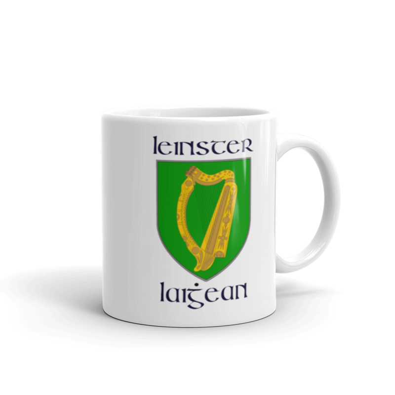 5 Ancient Kingdoms "Leinster" | White Glossy Mug (1 of 5)