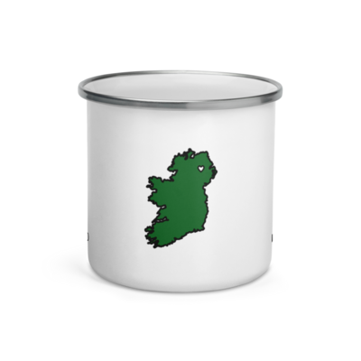 Ogham Enamel Mug "Éire–Ireland" + Colour Map