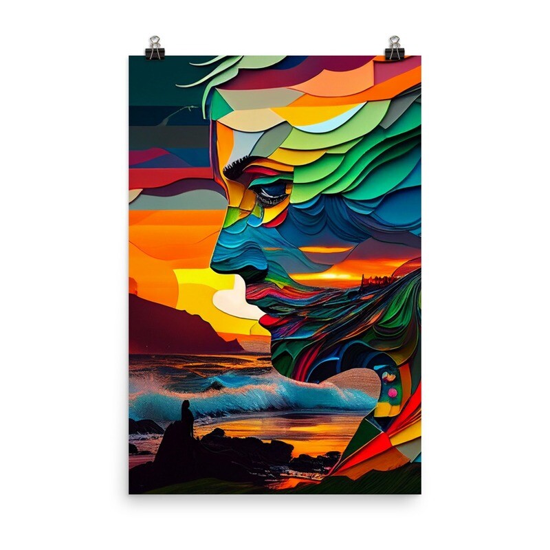 Queen of the Sea | Digital Art Poster (Various Sizes)