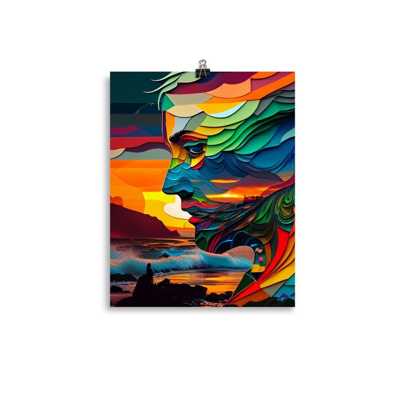 Queen of the Sea | Digital Art Poster (Various Sizes)