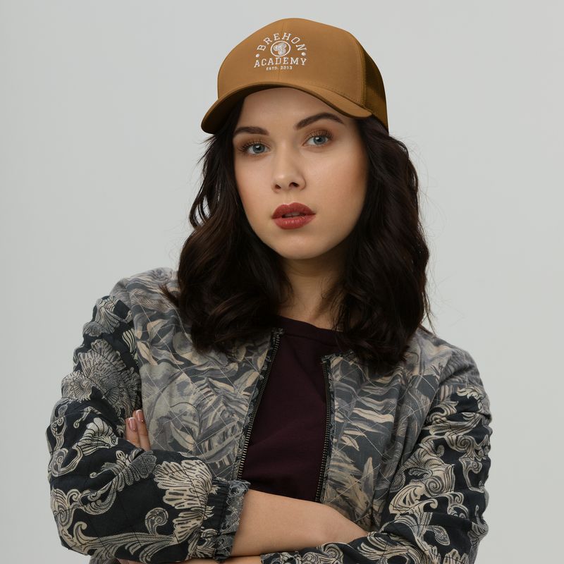 University Cap Embroidered White Logo