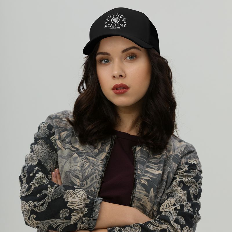 University Cap Embroidered White Logo