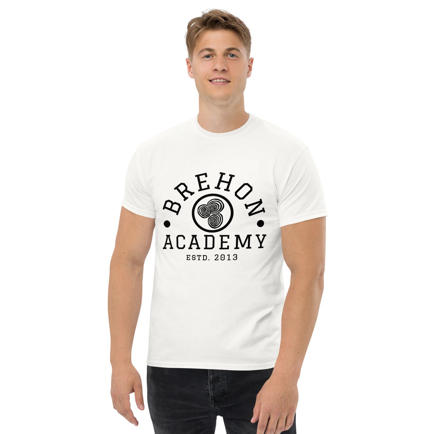 University Tee Black Logo
