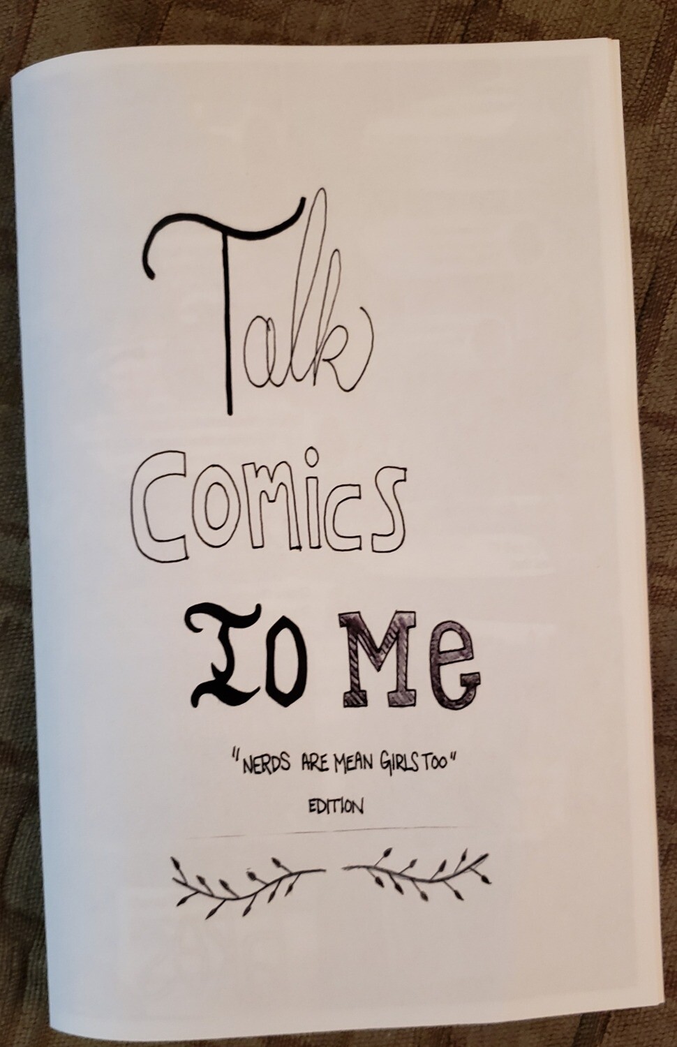 Nerd Girls are Mean Girls Too Zine