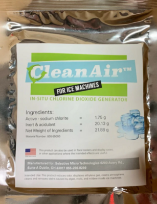 PureFx PFXCLEANAIR Air Cleaner for Ice Machines with Selectrocide