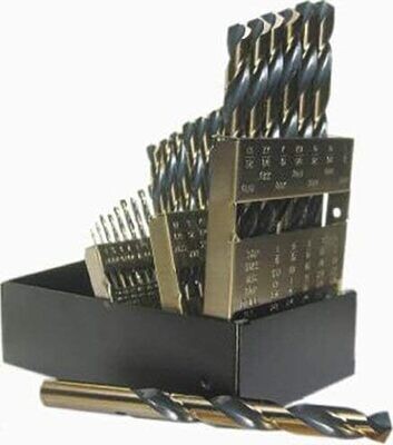 Type 190-AG-Series 29-piece Gold & Black 1/16- 1/2 by 1/64"