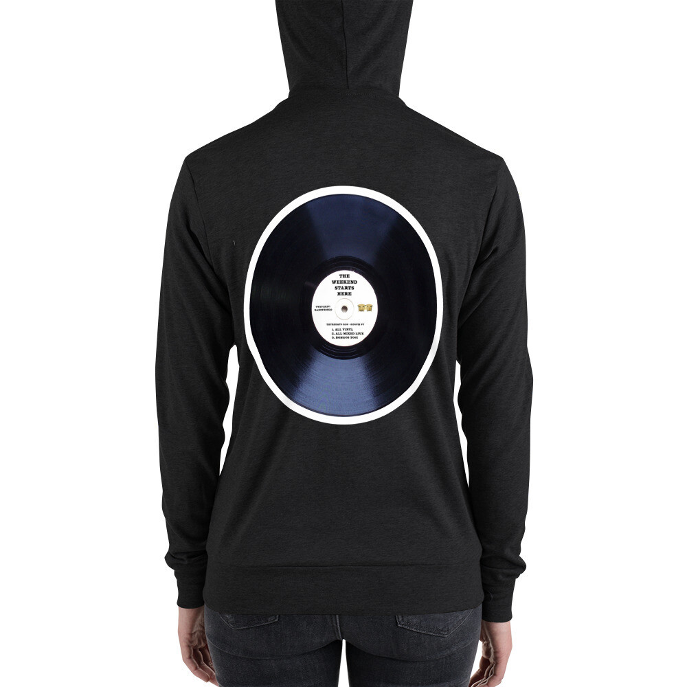 THE WEEKEND STARTS HERE Zip-Up Hoodie