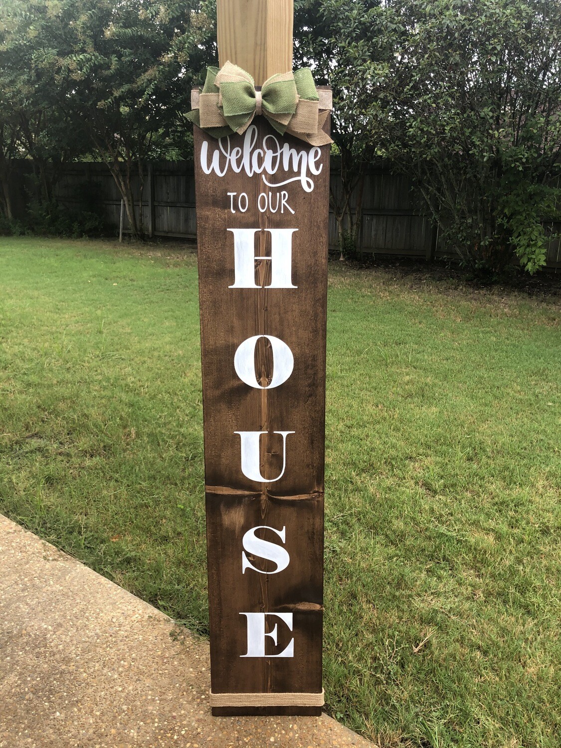 Wooden Welcome/Decorative Boards 5ft