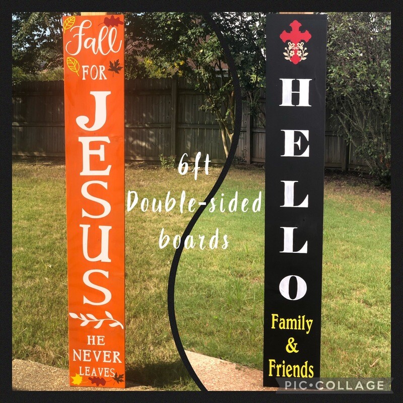 Double-sided 6ft board