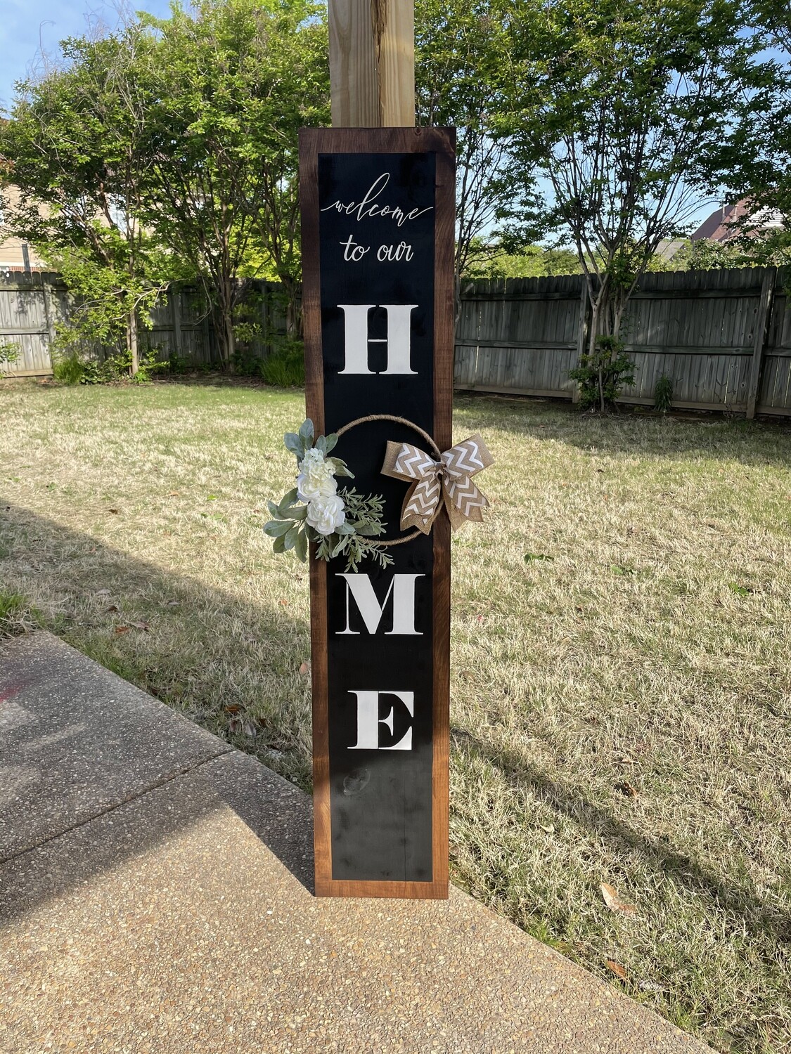 Wooden Welcome/Decorative Board 6ft