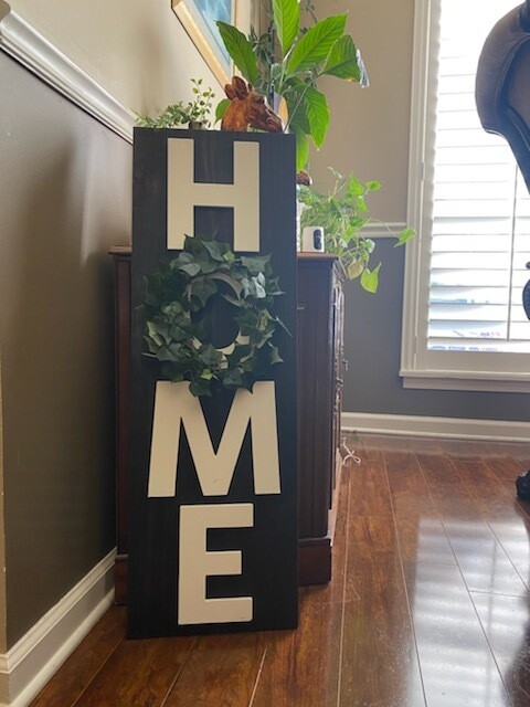 3ft HOME sign (wooden letters)