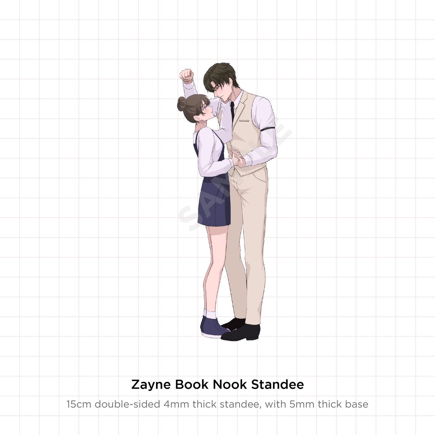 Zayne Book Nook Standee