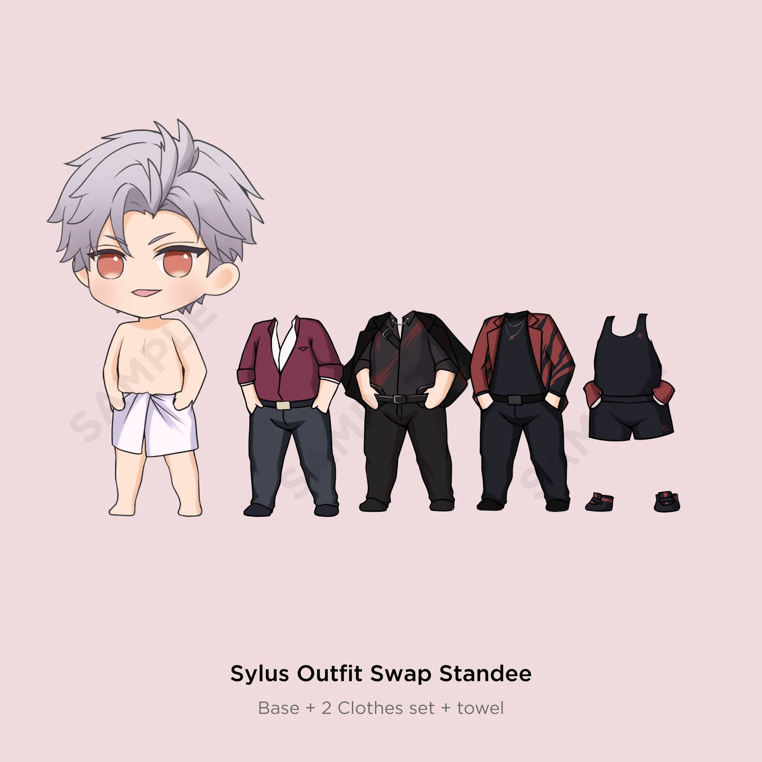 Sylus Outfit Change Standee