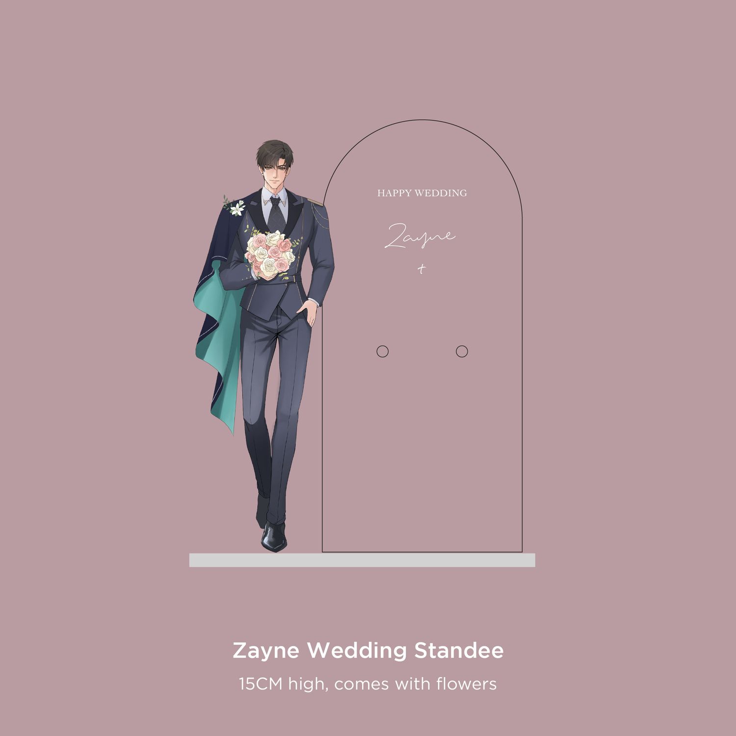 [PO] Zayne Ring Display Wedding Standee