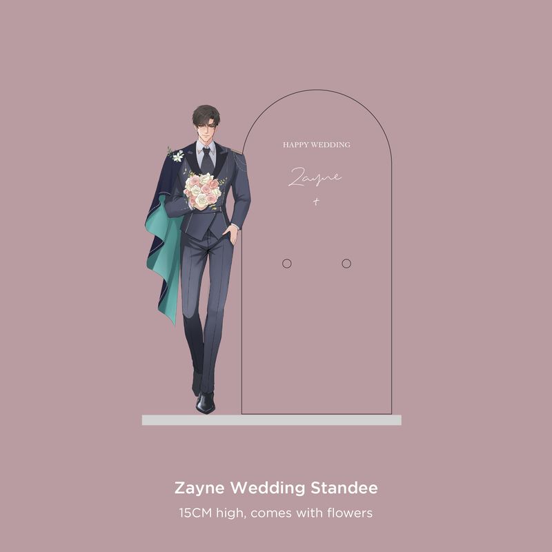 [PO] Zayne Ring Display Wedding Standee