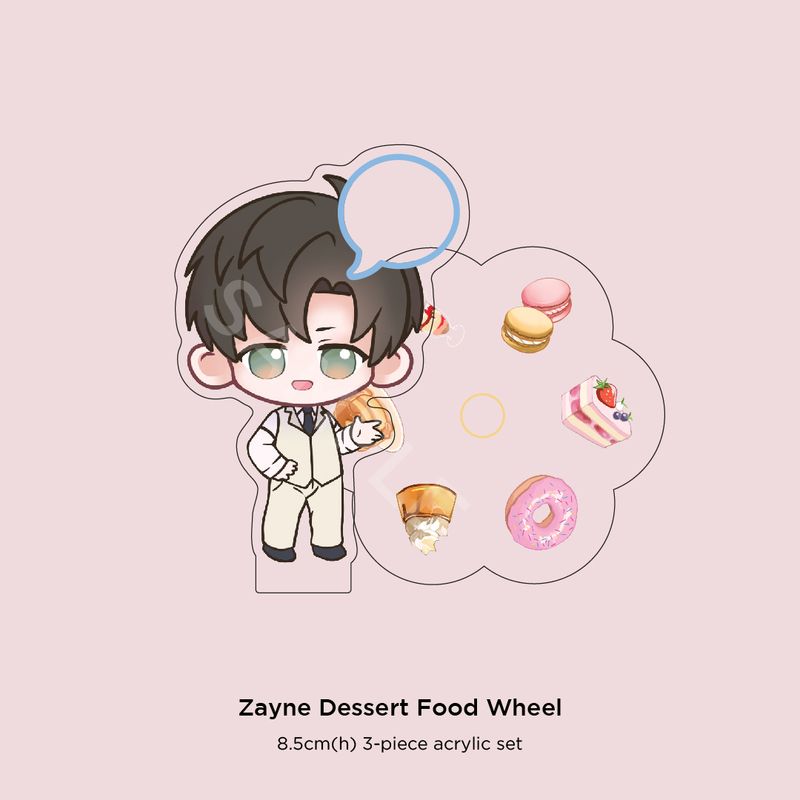 Zayne Dessert Food Wheel