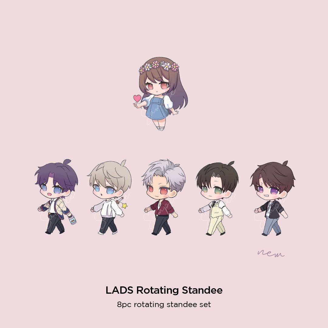 LaDS 9pc Rotating Standee