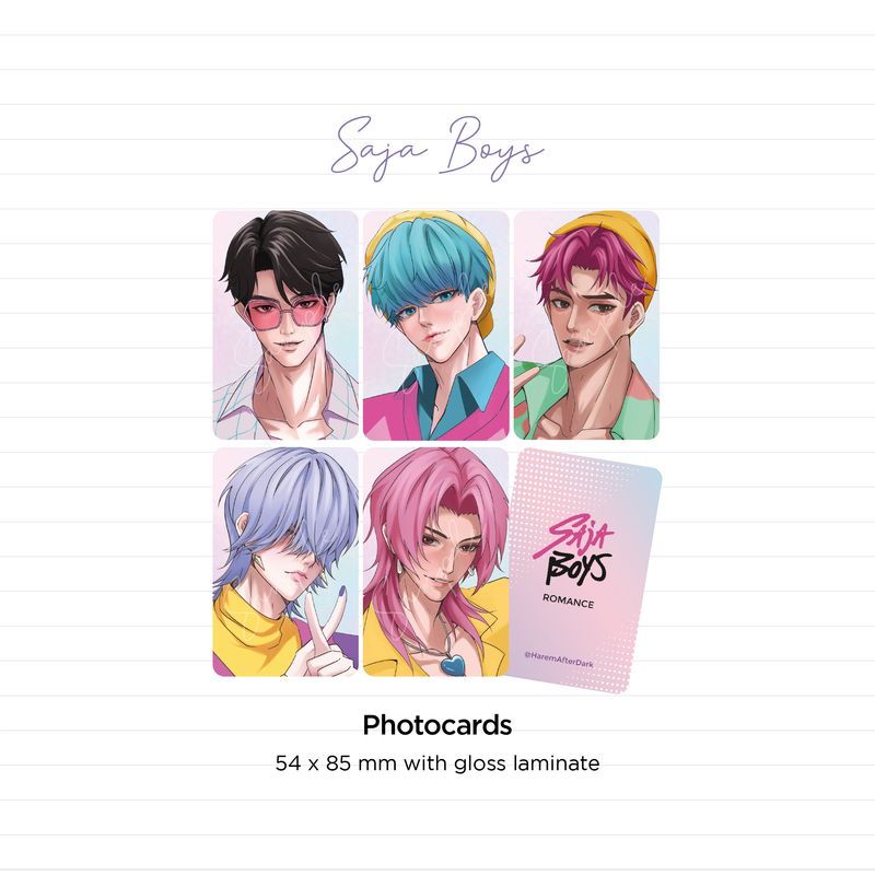 Saja Boys Photo Cards